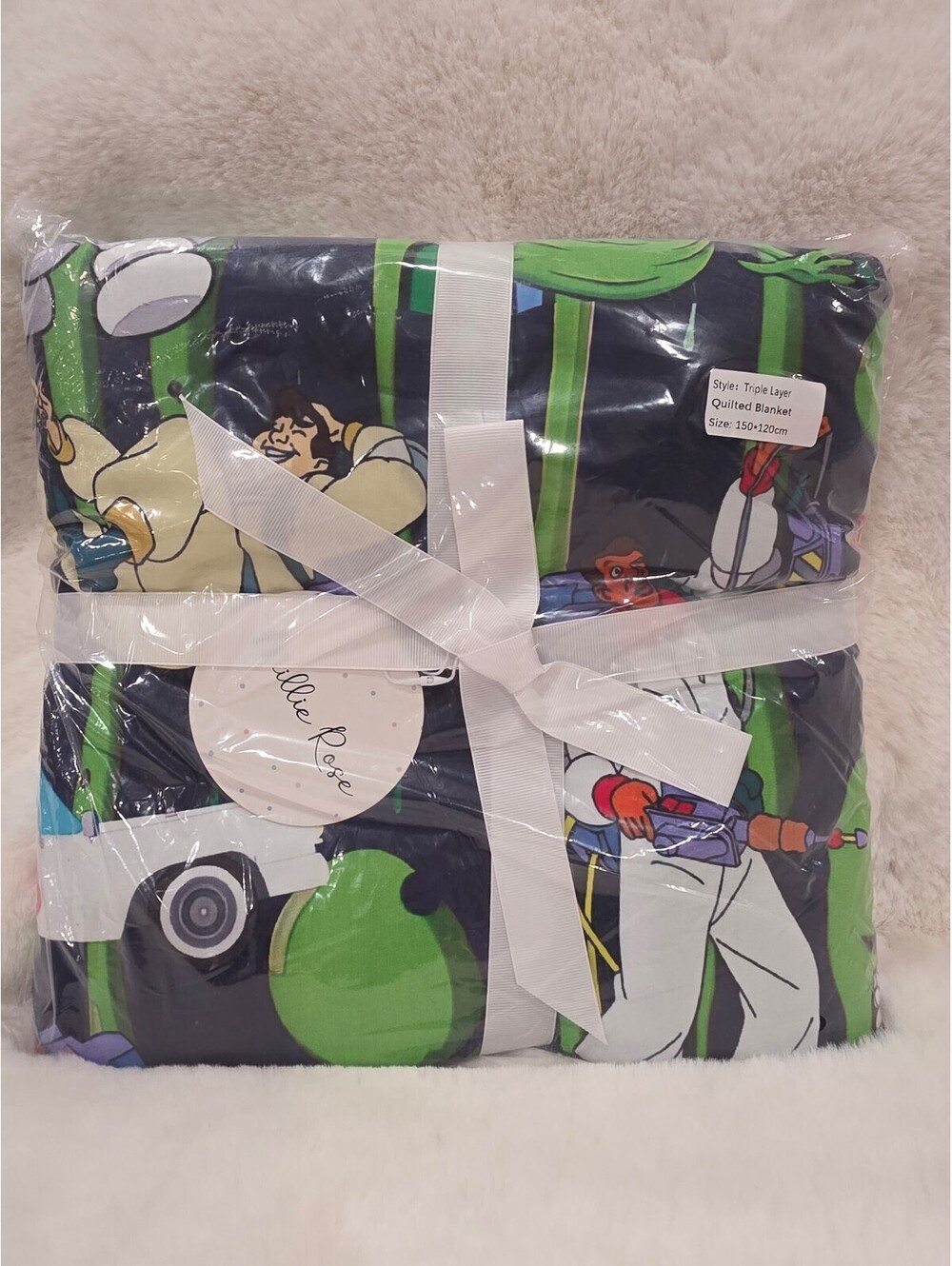 Ghostbusters Animated Triple Layer Bamboo Blanket